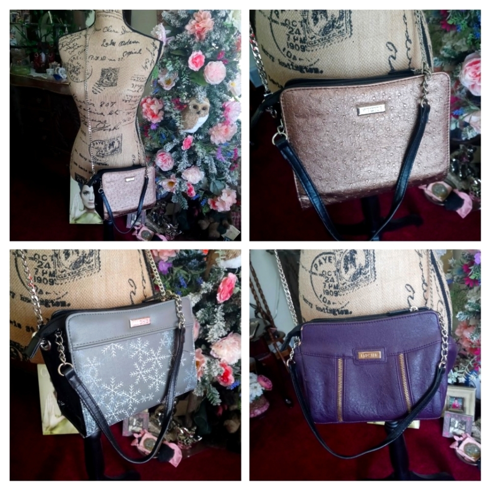 5 pc. Group-Miche Petite w/ 3 Shells & 2 Straps. Clearance due to damage.
